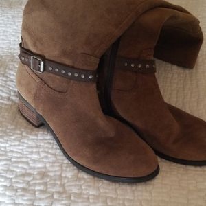 Marc Fischer Light brown suede tall boots size 7